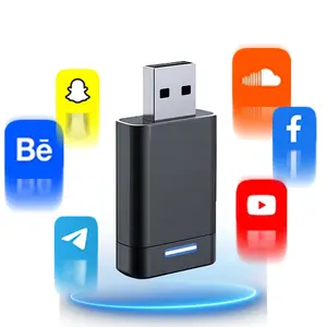 Mini Wireless CarPlay Adapter & Android Auto Dongle, Fast Auto-Connect, Compact Plug & Play Wireless CarPlay Converter for iPhone & Android, USB/USB-C, No Delay, Seamless Reconnection