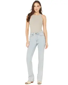 Wrangler Women's Retro Lila Light Wash High Rise Bootcut Stretch Denim Jeans - 112364570