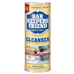 Bar Keepers Friend 21-oz Powder All-Purpose Cleaner Polish Cleanser Home Kitchen