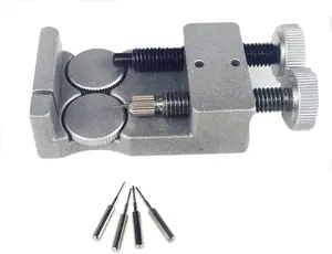 Metal Watch Band Strap Link Pin Remover Remove Repair Tool Kit for Watchmakers with 4 Extra Pins