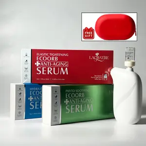 LACHATRE BEAUTY: Home Spa Delux Set Combine with EcoOrb Anti-Aging Serum & Nano-Mist & Lac Nano Case with Niacinamide & Retinol & Centella Asiatica for Elasticity Enhancing Moisturizing Repairing Day and Night-time Skincare EcoOrb Power Beauty Bundle Kit