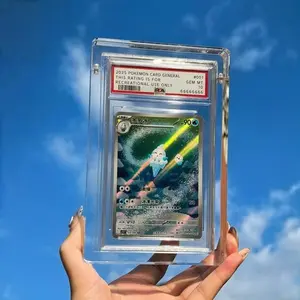 Premium Acrylic Magnetic Display Protector Case for PSA CGC Graded Card Slab