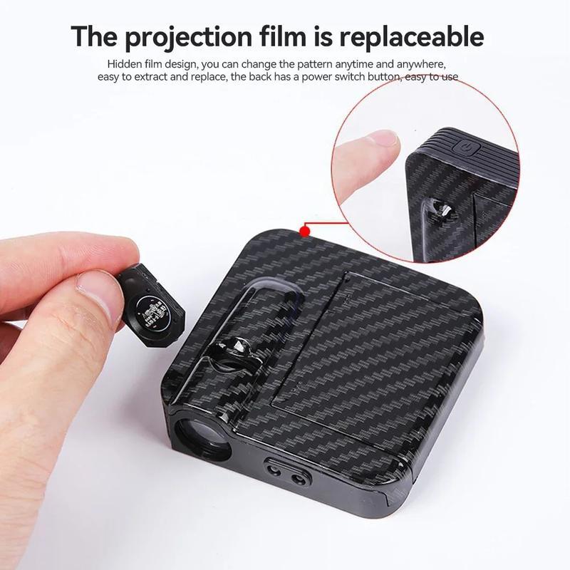 2Pcs Car Door Emblem Projector Light Wireless Welcome Lamp Auto Accessories Battery Not Included