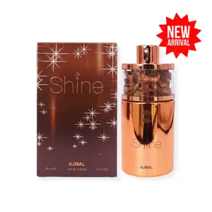 Ajmal Shine Eau de Parfum for Women, Fruity Floral Fragrance with Pomegranate, Strawberry and Powdery Woody Notes, 2.5 fl oz (75ml), 2 To 2.9 Fl Oz