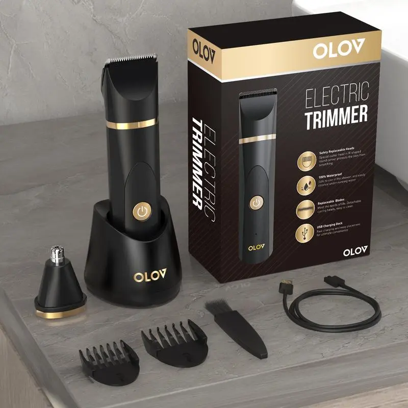 Elite Black (With dock and nose hair trimmer)