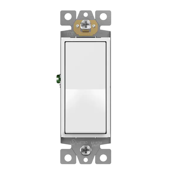Enerlites Matte Finish Residential Grade 15A Decorator Switch, 3-Way Enerlites Matte Finish Residential Grade 15A Decorator Switch, 3-Way