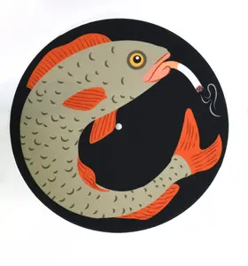 "Fishtown" Vinyl Record Slipmat Turntable Accessory