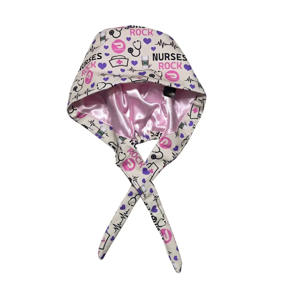 Nurse Rock themed Nurse Cap without Backflap