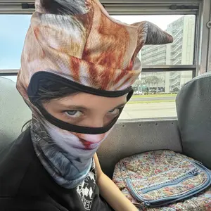 3D Cat Ski Balaclava Sheisty Face Mask with Ears for Music Festivals Raves Ski Halloween Party Outdoor Activities