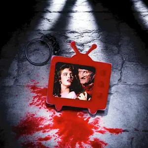 Nancy & Freddy TV Keychain
