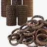 【Black Friday】Women's Leopard Print Elastic Hairband, Soft Stretchy Scrunchies for Thick Hair, 2-Inch Diameter Ponytail Holder, 5 Colors Available