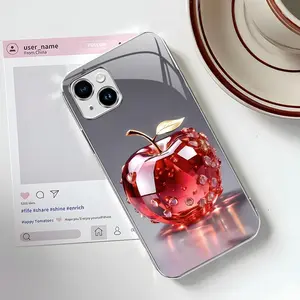 Crystal Fruit is suitable for【iPhone 14 Plus】high-end electroplated glass case, making your phone unique --975