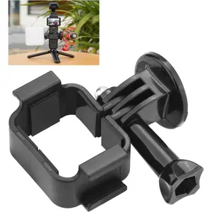 Pocket 3 Extension Adapter, Dual Cold Shoe Mount Camera Extender Frame for DJI  Pocket 3 Creator Combo Handle Accessories for Microphone, Led Video Light, Tripod, Bicycle, Backpack Clip