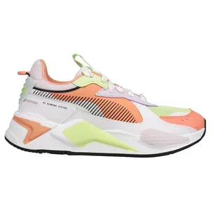 PUMA Womens Rs-X Mismatched Lace Up Sneakers Shoes Casual - White