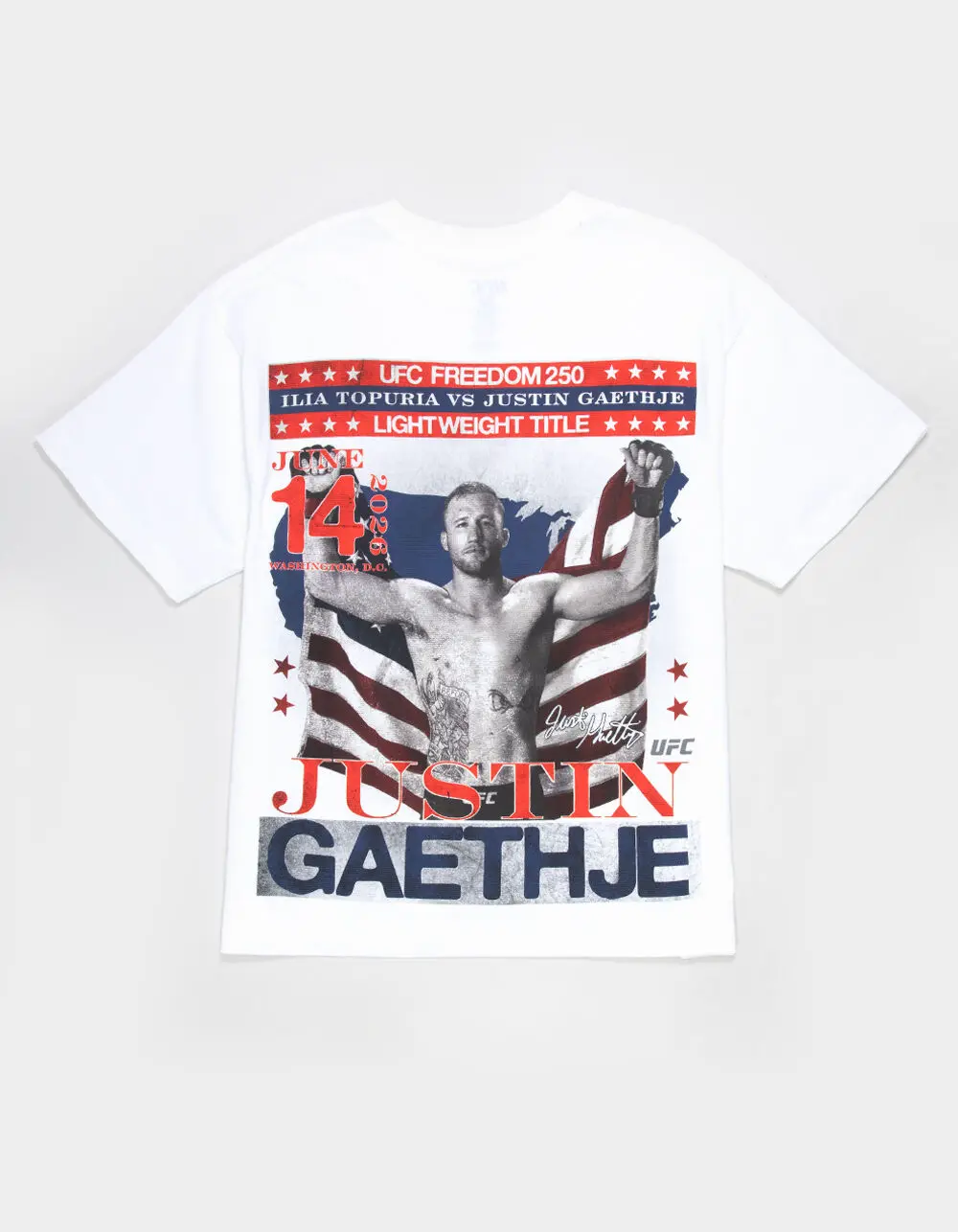 UFC Gaethje Hands Mens Boxy Tee
