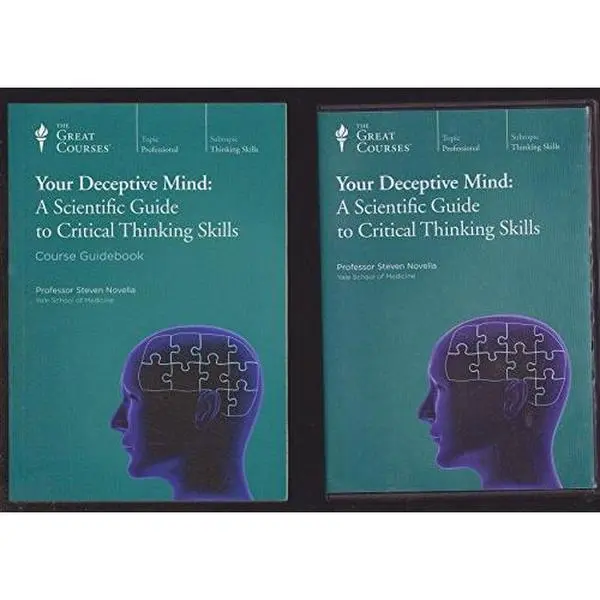 USED Book - Great Courses (Teaching Company) Your Deceptive Mind: A Scientific Guide to Critical Thinking Skills (Course Number 9344 DVD)