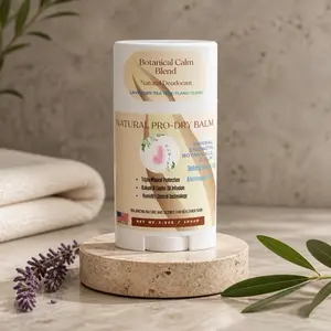 Natural Pro-Dry Balm Deodorant, Aluminum-Free, Long-Lasting Odor Protection for Daily Use