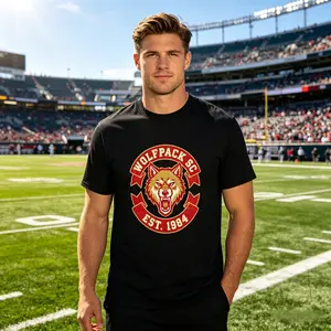 Vintage Wolfpack SC Graphic Tee - Retro 1984 Varsity Style Streetwear T-Shirt - Shipped from NY Y2K