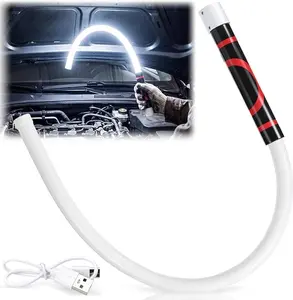 2026 New Bendable LED Flashlight Stick,Rechargeable High Lumen Work Light with 3 Adjustable Brightness Levels, Ideal for Car Repairs, Mechanical Inspection and Narrow Tight Spaces 27"Flexible LED Bendable Work Light, .kitchen accessories
