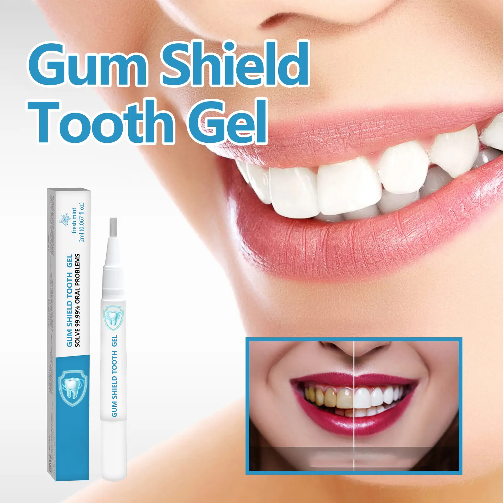Natural Teeth Whitening Pen, Easy-to-Apply Instant Brightening Treatment - Enamel Safe and Sensitivity-Free for a Whiter Smile, Safe Enamel, Oral, Adults, Apply Easily, Instantly Enamel Safe