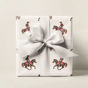 Ridin' Cowboy Wrapping Paper Roll
