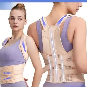 Bestselling Adjustable Upper Back Posture Corrector Strap - Unisex Hunchback Aligner for Shoulder Opening & Back Straightening | Universal Corrective Belt