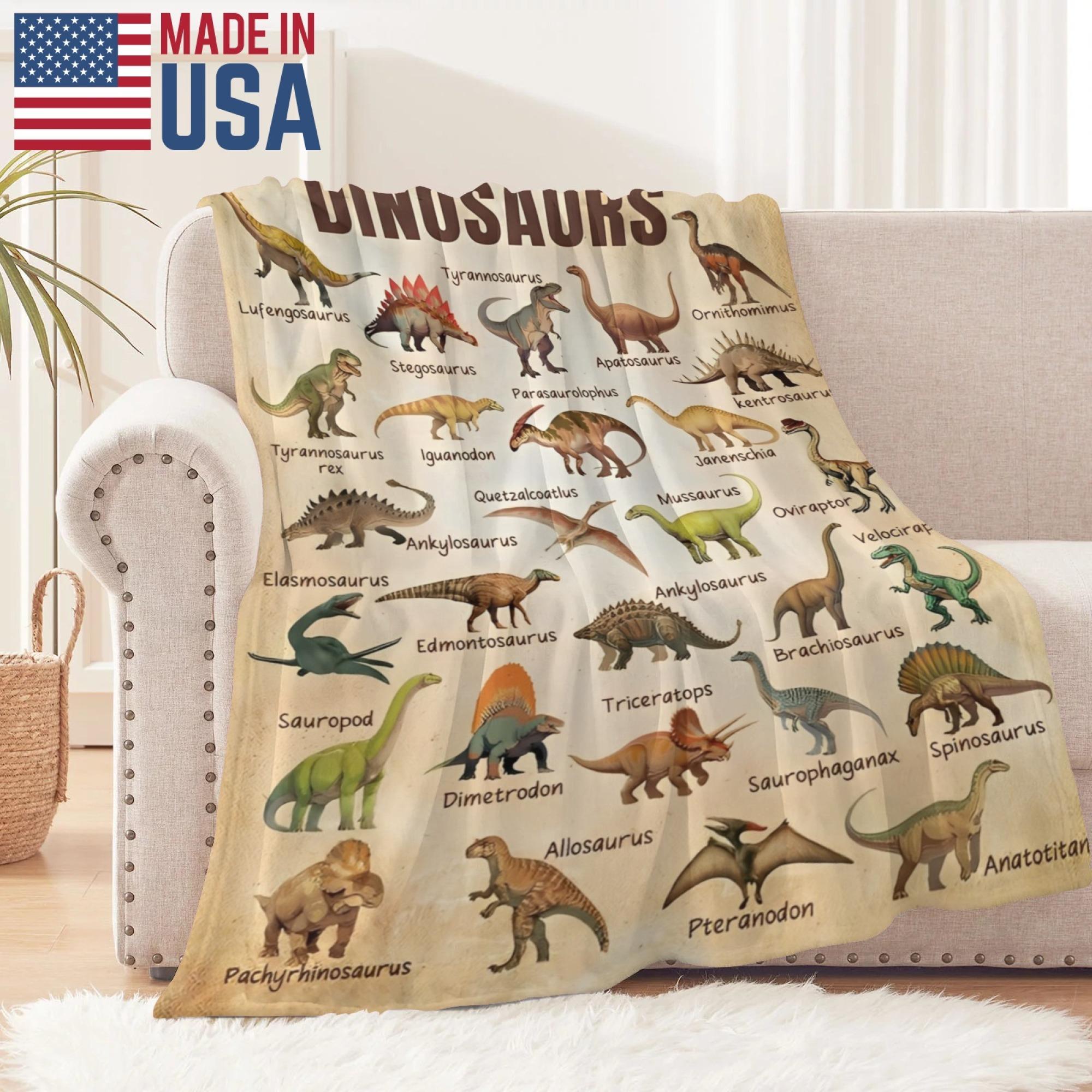 Dinosaur Blanket Gift for Boys Girls,Types of Dinosaurs Blanket Gifts Ultra Soft Dino Throw Decor for Couch Sofa Bedroom, Gifts for Dinosaur Lover for Birthday Christmas,40"x50" Dinosaur Blanket Gift for Boys Girls,Types of Dinosaurs Blanket Gifts Ultra Soft Dino Throw Decor for Couch Sofa Bedroom, Gifts for Dinosaur Lover for Birthday Christmas,40"x50"