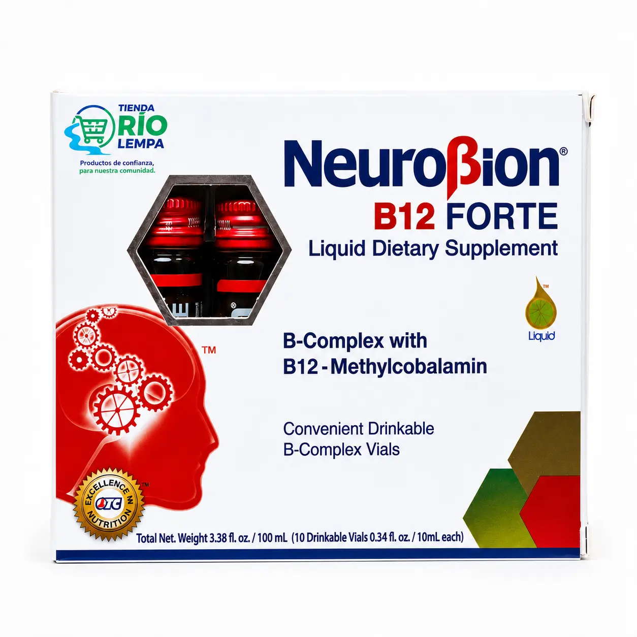 Neuro Edible Liquid Vitamin Supplement - Metabolism Support, Dietary & Fitness Nutrition Aid, Healthcare Supplement