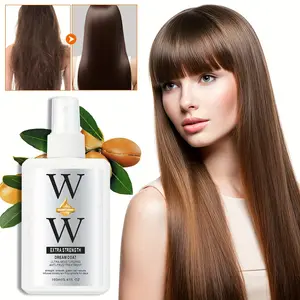 All-In-One Hair Straightening Spray, Moisturizing & Frizz Control, Glass-Smooth Finish, Heat Protection, Suitable for Curly & Straight Hair, Haircare