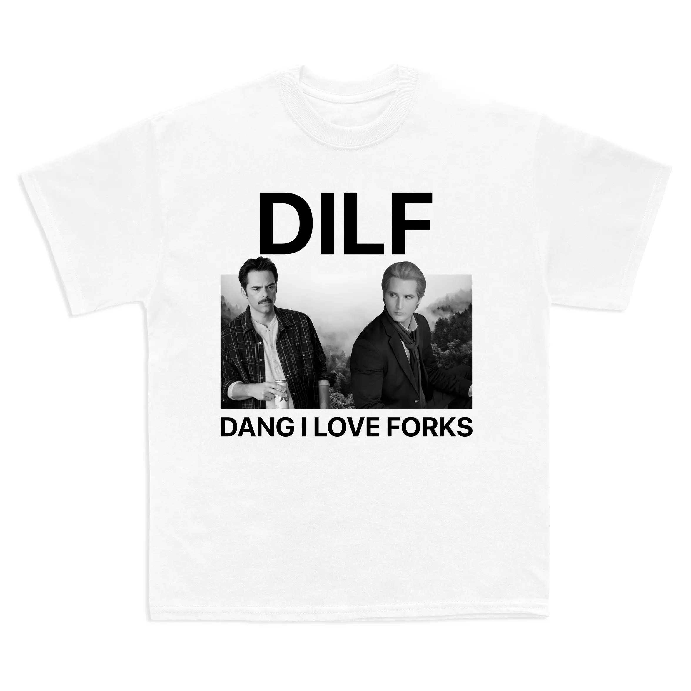 Vintage Dilf Twilight TShirt , Twilight Saga Shirt , Carlisle Cullen & Charlie Swan Tshirt , Dady Shirt , Gift For Fan , Unisex 100% Cotton Tee