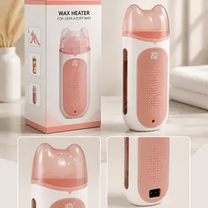 Portable Hair Removal Wax Machine, Fast Heating Wax Melter, Handheld Wax Warmer for Beeswax, Home Beauty Grooming Tool YSM8065A