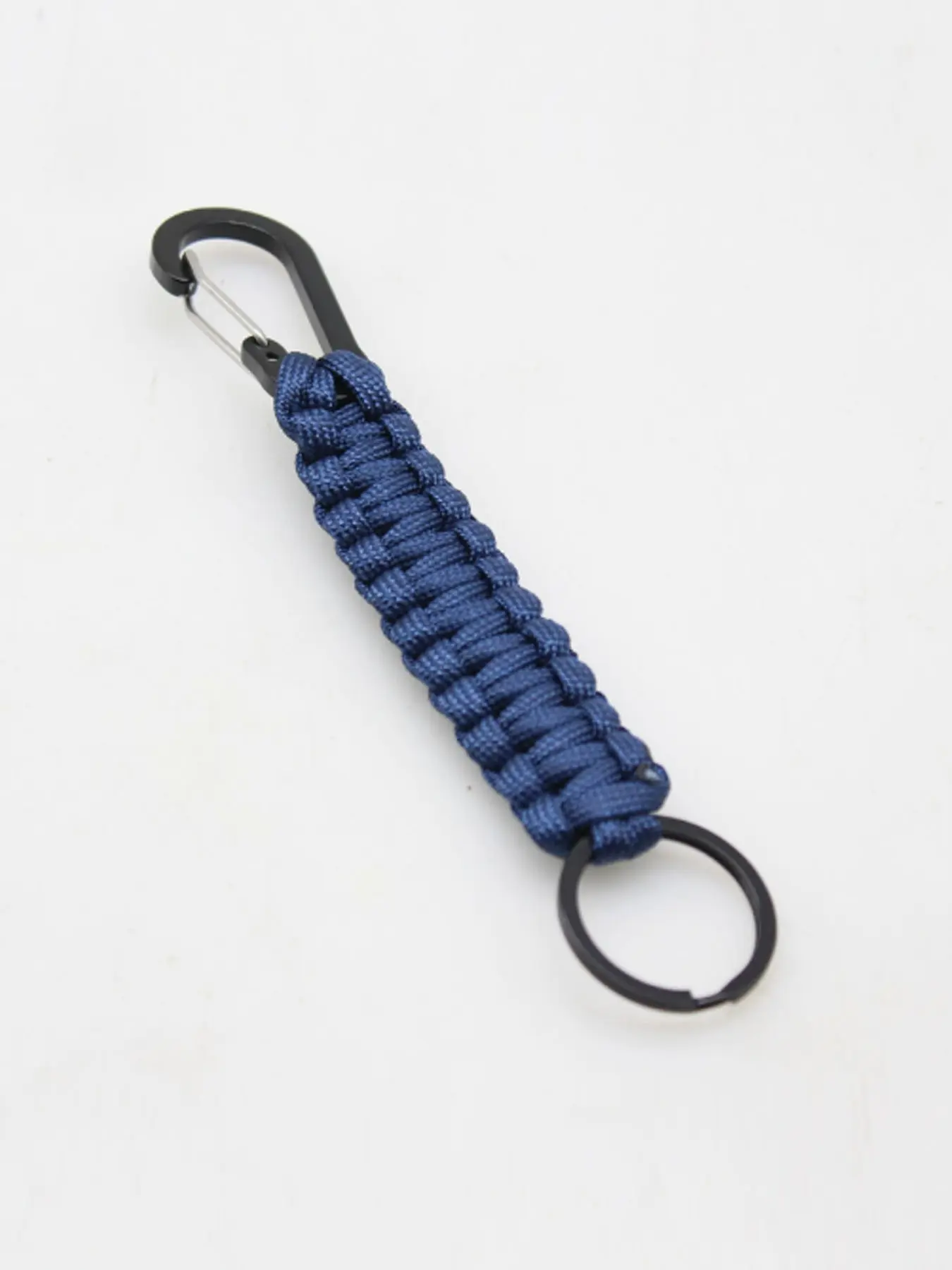 1/6pcs Paracord Keychain with Carabiner Braided Lanyard Key Chain Paracord Carabiner Clip for Keys Backpack Paracord Keychain Ring for Men Women Heavy Duty Hook for Outdoor Survival Camping Hiking Versatile Use Keychain for Bags