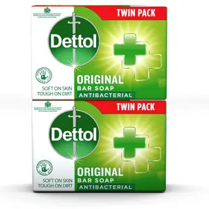 Dettol Anti Bacterial Original Soap 100g Twin Pack Dermatologically Tested