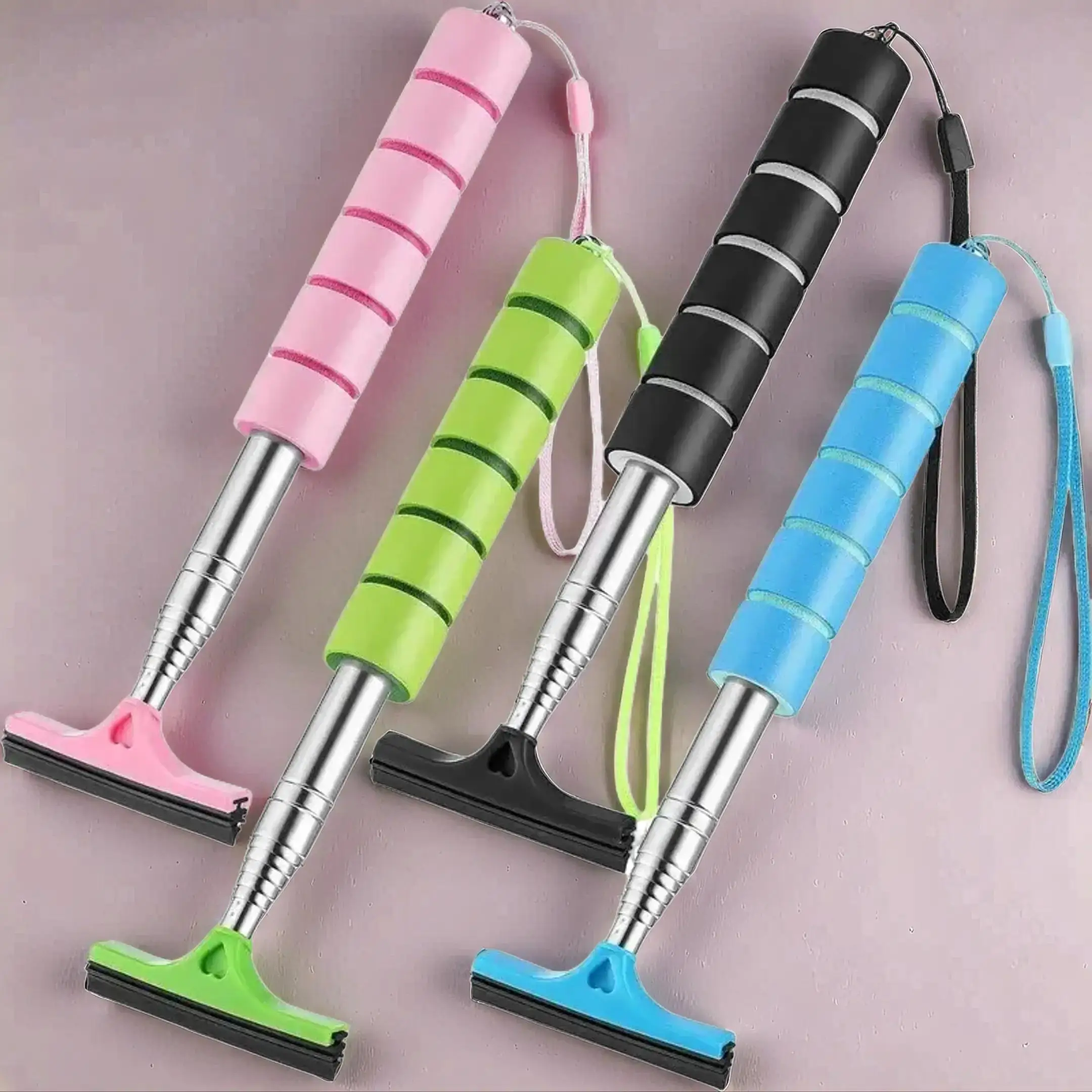 Retractable Car Rearview Mirror Wiper, 1 Count Automotive Rainy Cleaning Supplies, Car Windshield Cleaner, Car Detailing Accessories, Car Detailing Ac