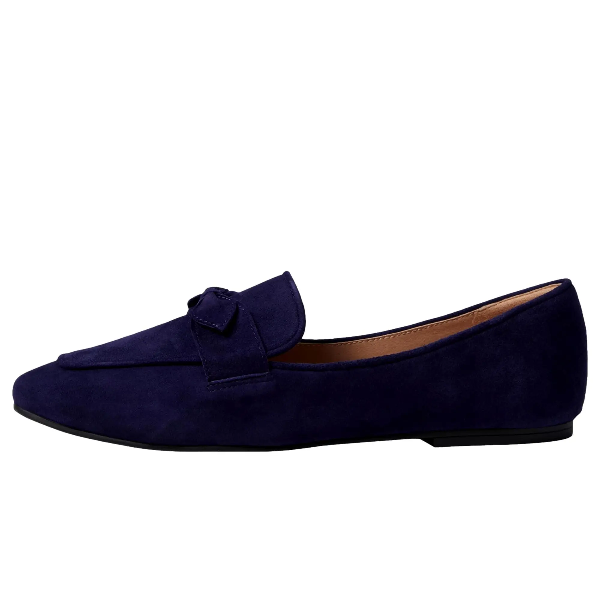 Cole Haan York Bow Loafer Evening Blue Suede  W28009-BLU Women's
