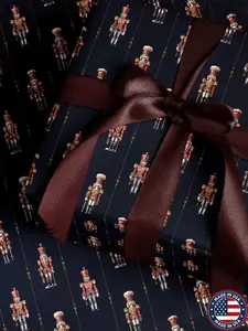 Nutcracker Wrapping Paper Holiday Gift Wrap Nutcracker Gift Wrap Elegant Christmas Gift Wrap Christmas Wrapping Paper Seasonal Gift Wrap