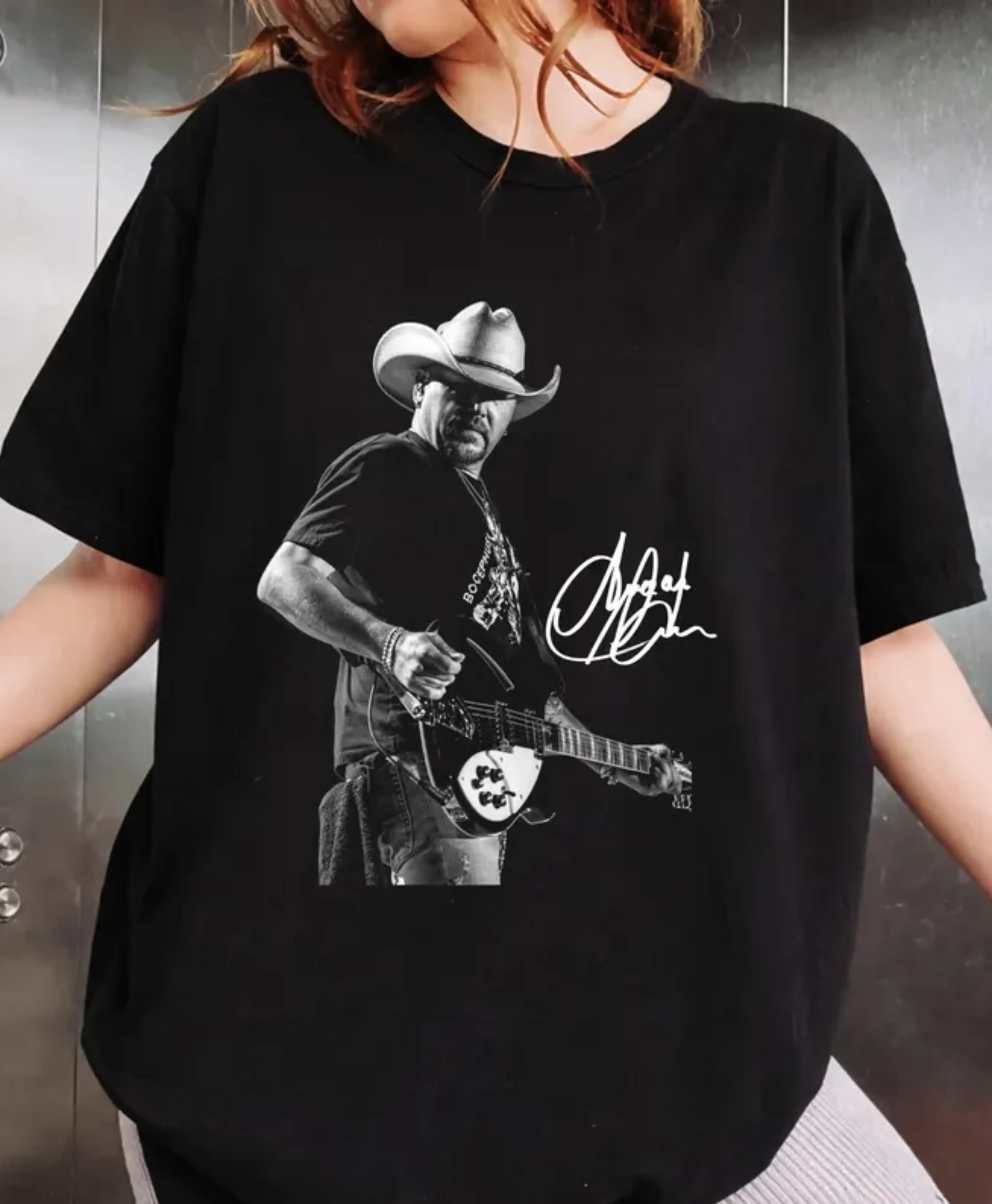 #Jason #Aldean Shirt, Country Music Concert Tee, Western Singer Graphic T-Shirt, Fan Gift, Unisex Cotton T-Shirt, Menswear, Womenswear