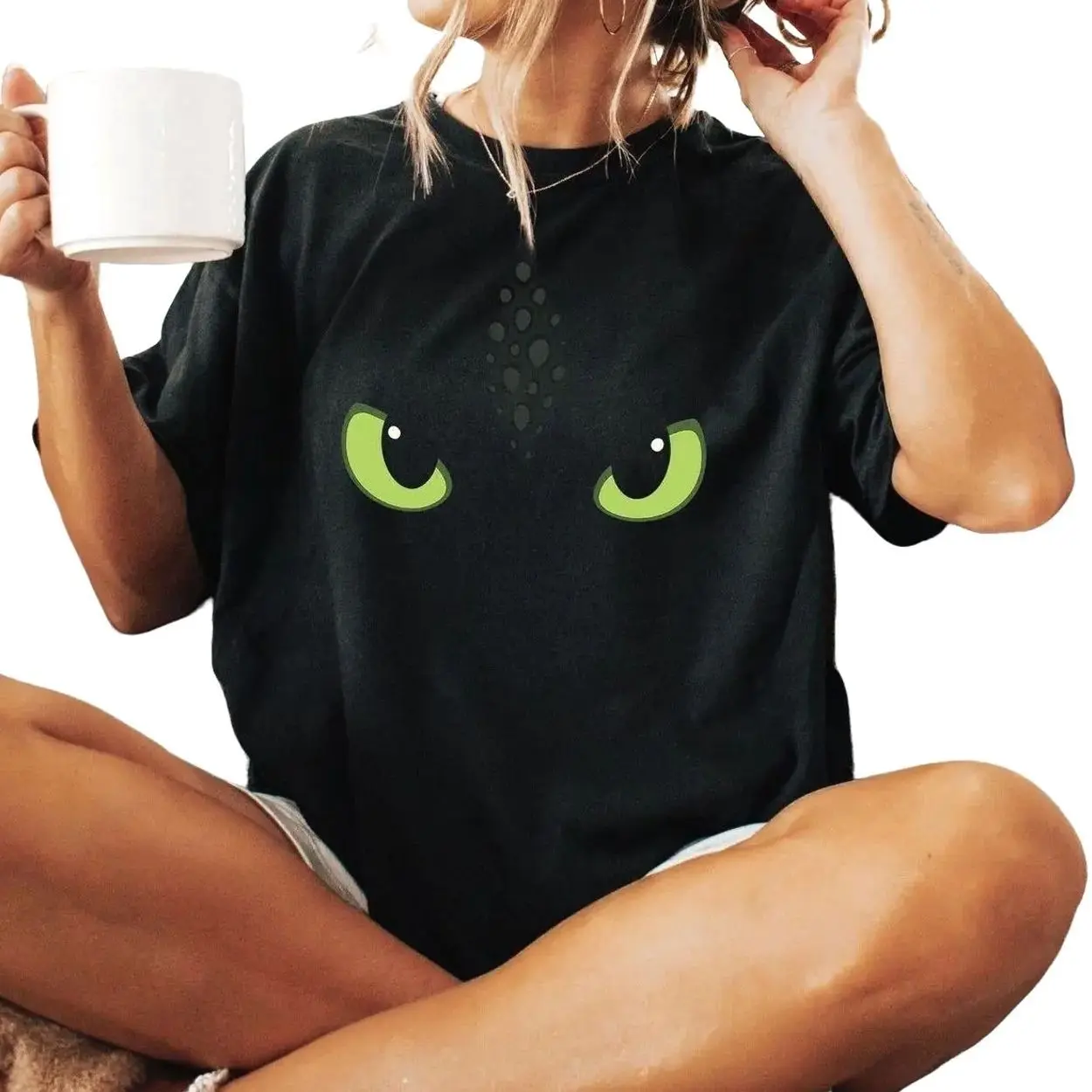 Adult How To Train Your Dragon Toothless and Light Fury Big Face Shirt, Toothless Epic Universe Tee, How To Train Your Dragon Shirt, Httyd Shirt 4