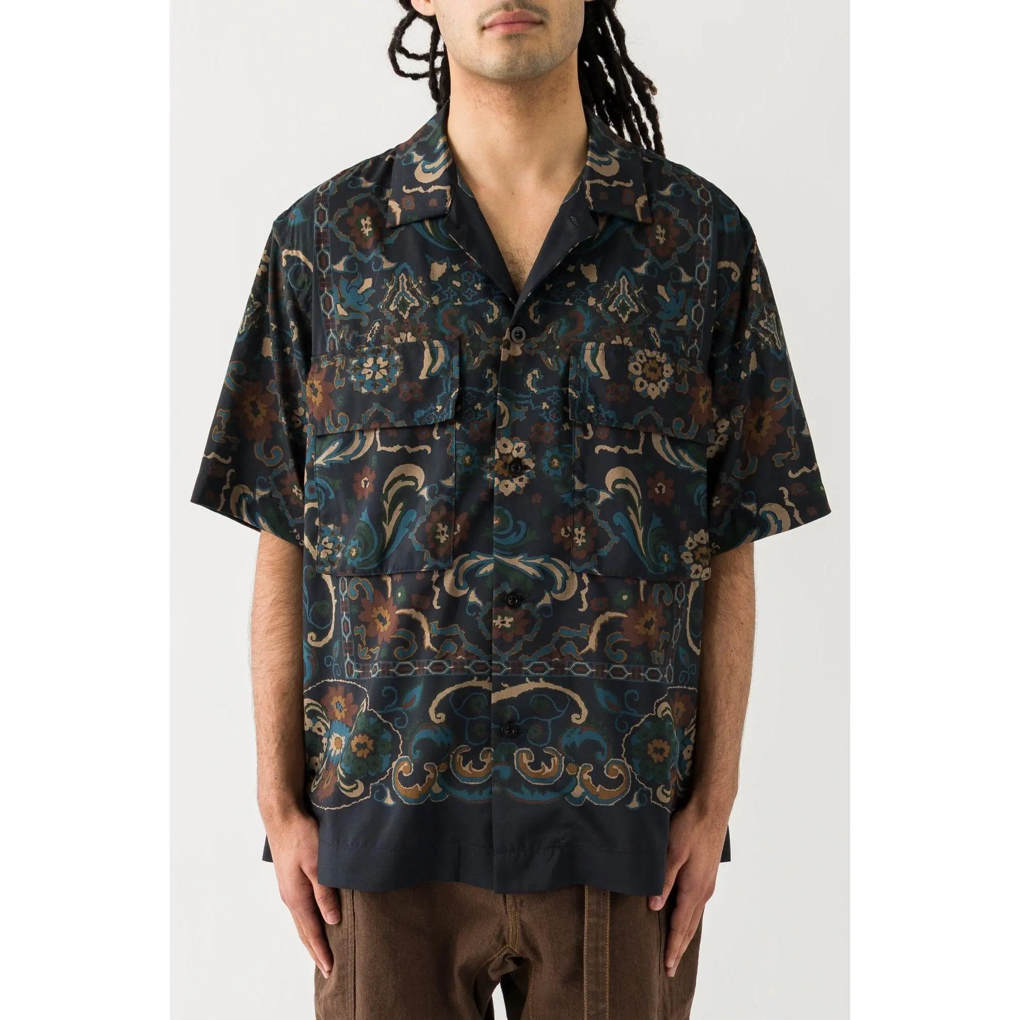 Sacai Floral Print Shirt