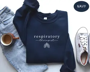Respiratory Therapy Short Sleeve T-SHIRT or  Sweatshirt RT Gift For Registered Respiratory Therapist Crewneck New Grad RRT Sweater Respiratory Nurse Student Week Tee