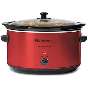Elite Gourmet 8.5Qt. Stainless Steel Slow Cooker