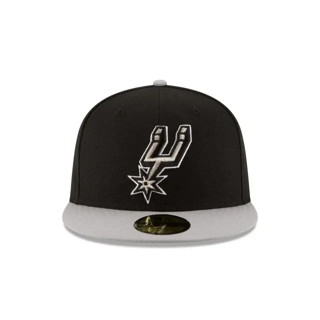 New Era San Antonio Spurs Two Tone 59FIFTY Fitted– Premium Unisex Streetwear Hats Collector Style Headwear for Baseball and Urban Fashion Lovers