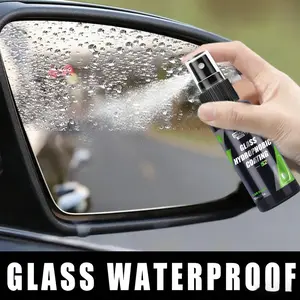 Water Repellent Spray, Hydrophobic Anti-Rain Coating for Car Glass, Windshield & Mirrors, Car Care Spray, Powerful Auto Protection Against Rain & Water Buildup, Car Detailing Products