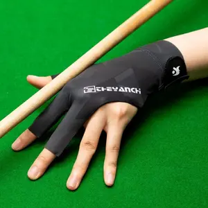 Professional billiard gloves Men's and women's thin three-finger breathable professional open-finger snooker special billiard gloves
