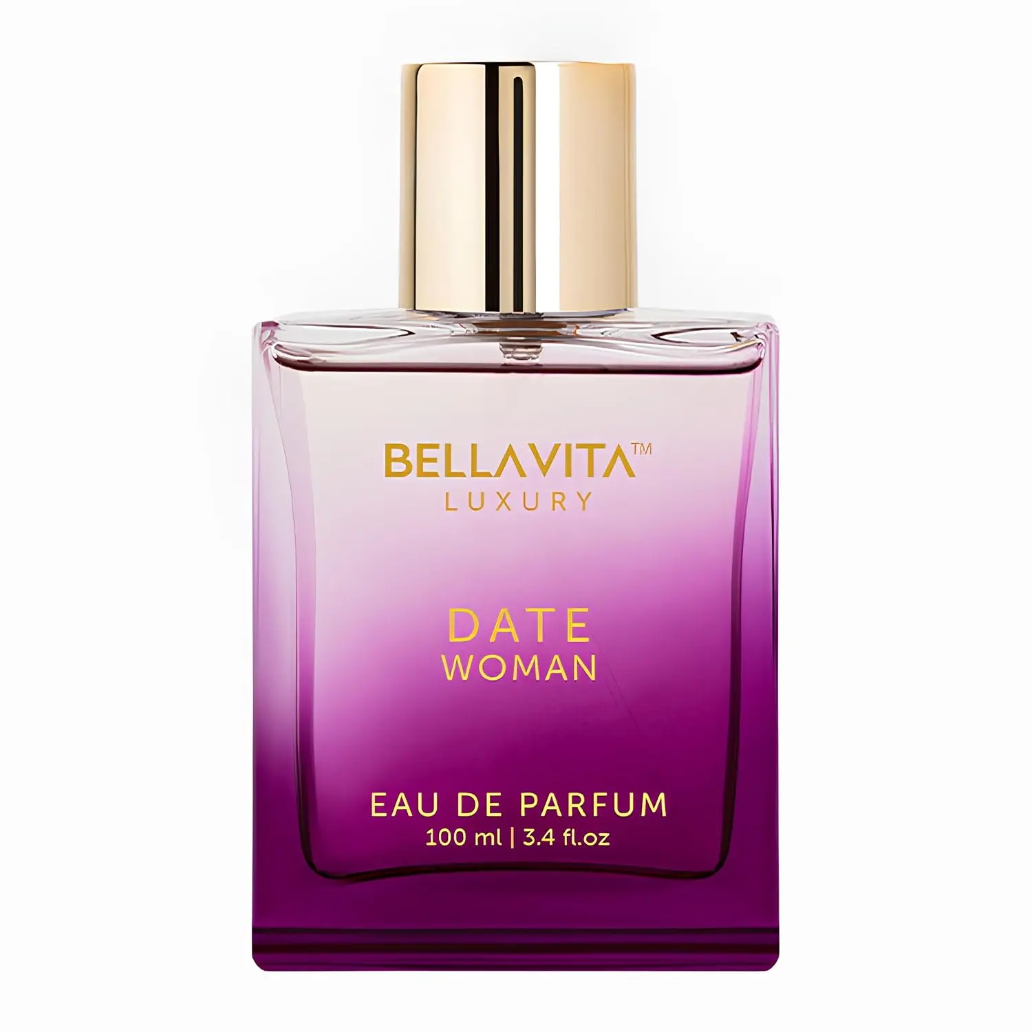 Luxury DATE Eau de Parfum | 100 ml (3.4 fl.oz.) | Perfume for Women | Floral, Pink Pepper, Jasmine, and Moss Notes | Long Lasting Fragrance