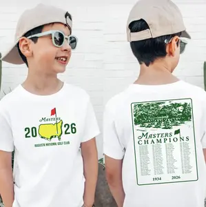 2026 Masters Tournament Youth Shirt, Augusta National Golf Club Tee, Masters Golf Apparel, Trendy Sport Shirt, Golf Shirt For Boys, Girls