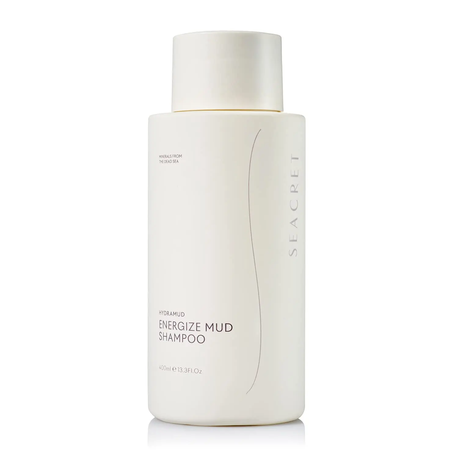 SEACRET HydraMud Dead Sea Mud Shampoo - SLS-Free Mineral Scalp Cleanser with Argan Oil, Aloe, Silk Protein & Pro-Vitamin B5, 13.3 Fl Oz / 400 ml