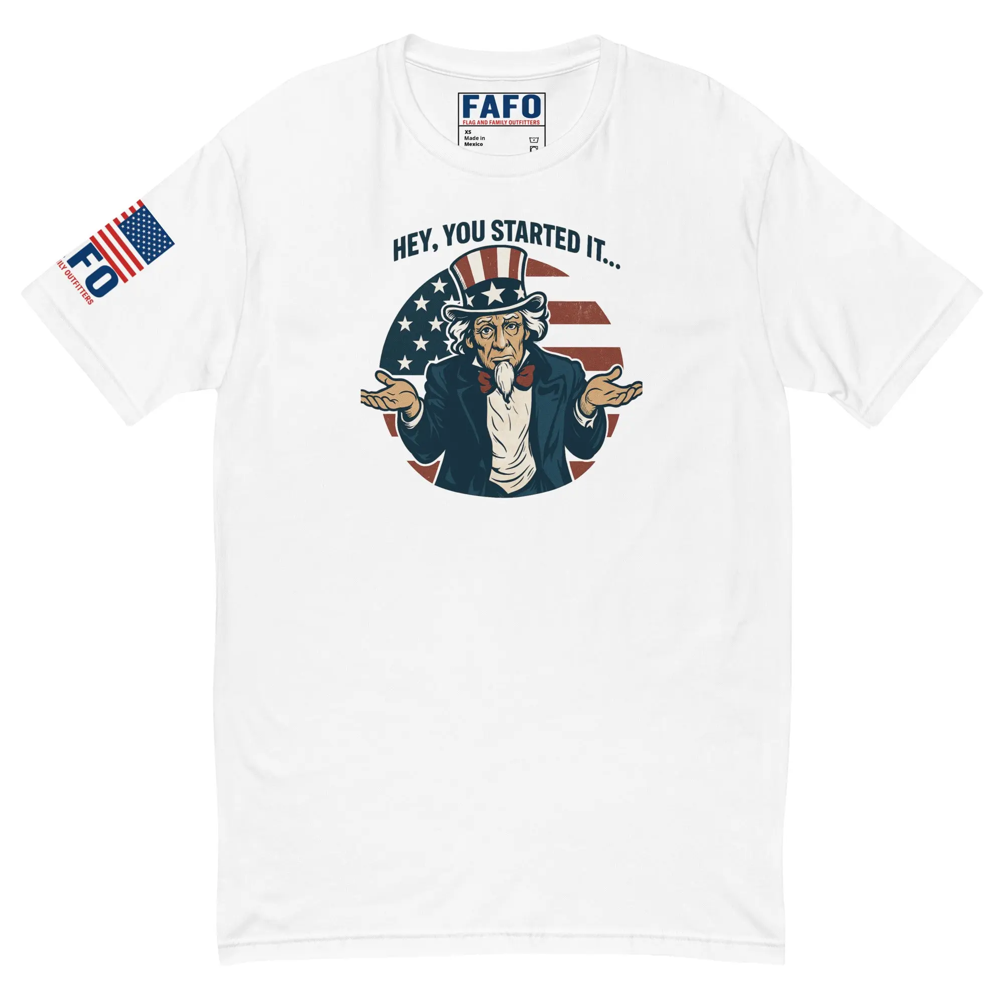 Hey, You Started It Tee - White