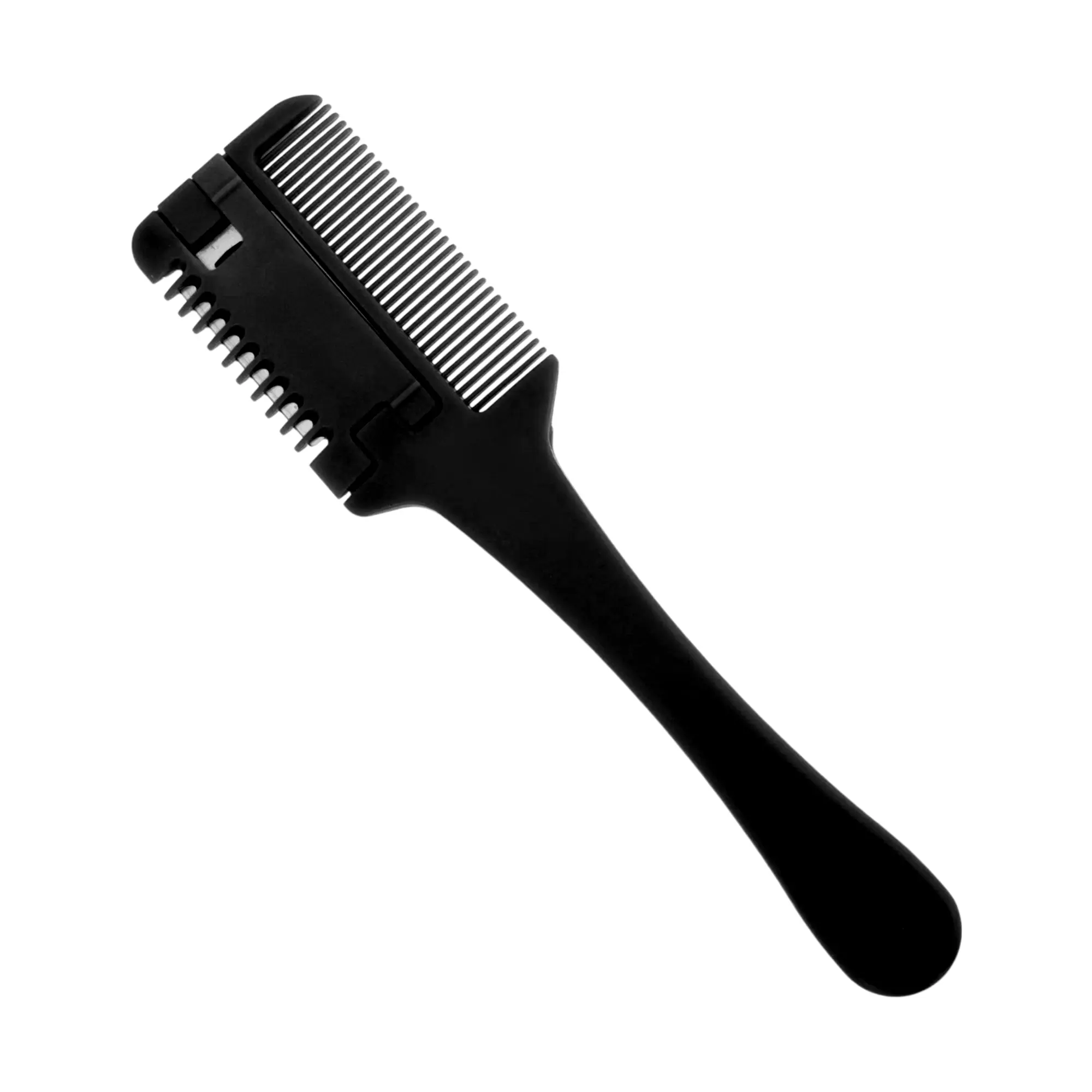 VOCOSTE Durable Haircut Comb with 10 Blades for Hair Styling Black 1 Set