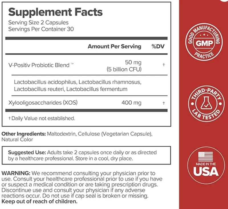 URO Women's Probiotics - 60 Count (Pack of 1) - Prebiotic and Probiotic Capsules for Healthy pH Balance and Odor 4